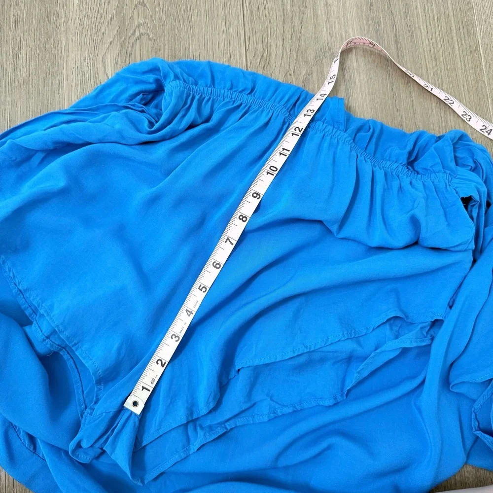 NWT Elan Blue Romper with Tie Waist Large - Picture 10 of 11